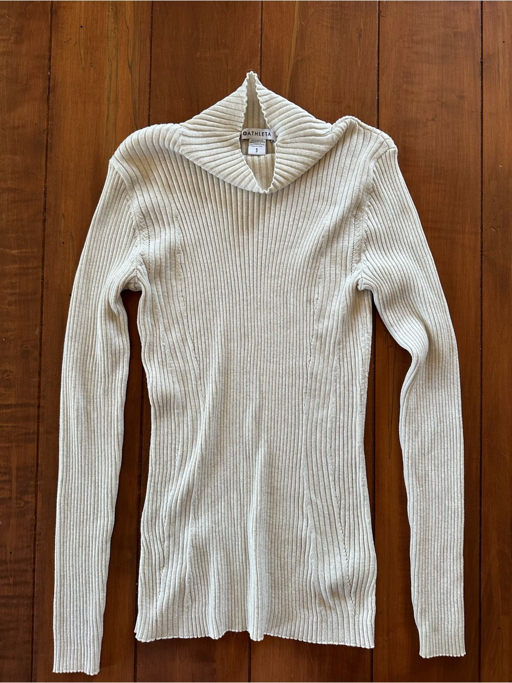 Athleta Cream Thin Sweater S